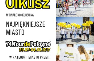Więcej o: Olkusz w finale konkursu na Najpiękniejsze Miasto Tour de Pologne