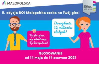 Więcej o: Głosuj na Budżet Obywatelski Małopolska 2021