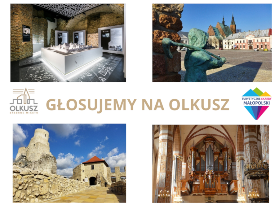 Baner promujący Małopolskie Skarby Turystyczne