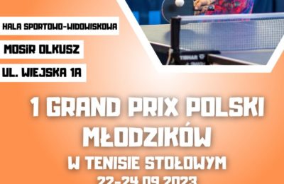 Więcej o: I Grand Prix Polski Młodzików w Tenisie Stołowym