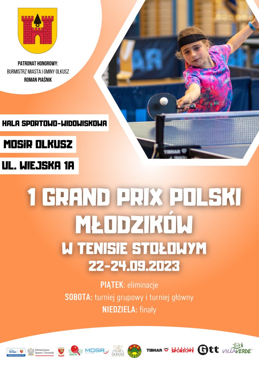Plakat promujący I Grand Prix Polski Młodzików