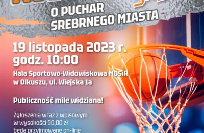 Więcej o: Otwarty Turniej Koszykówki 3×3 o Puchar Srebrnego Miasta